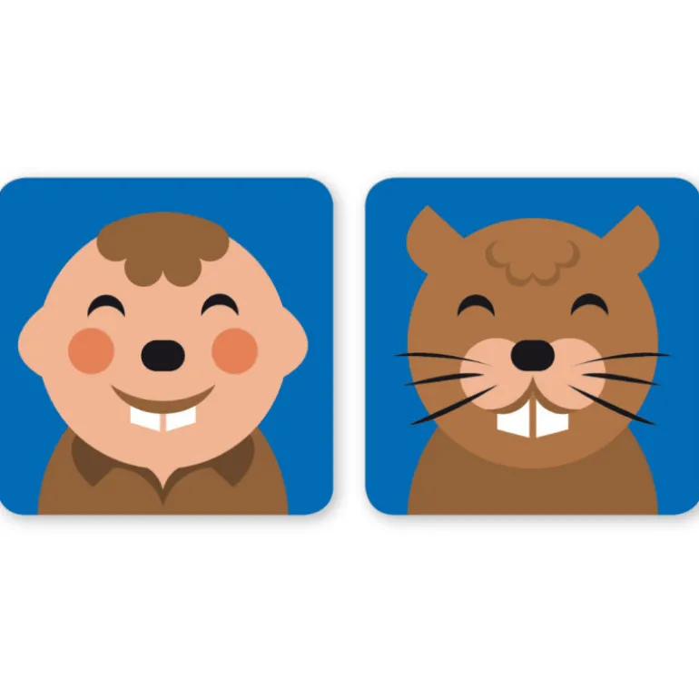 Jeu de mémory 'Tel maître, tel animal' Pirouette Cacahouète<PIROUETTE CACAHOUETE Store