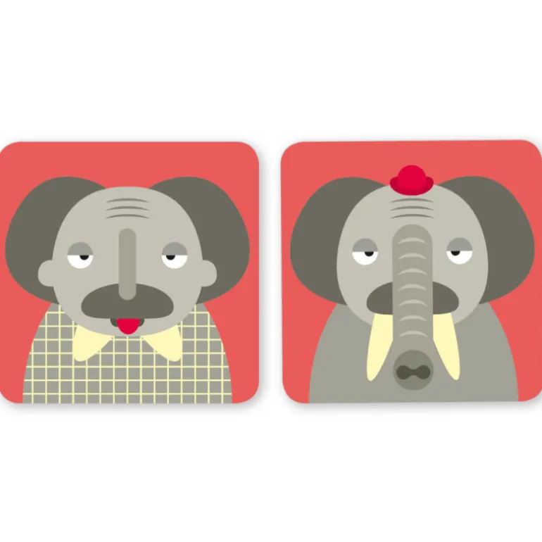Jeu de mémory 'Tel maître, tel animal' Pirouette Cacahouète<PIROUETTE CACAHOUETE Store