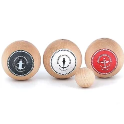 Jeu de pétanque en bois x Marine Nationale - 9313<VILAC New