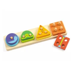 Jeu d'encastrement en bois '1234Basic' 6203<Djeco Store