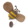 Jouet apaisant "Abeille" en crochet en coton bio - -The veggy toys<MyuM Clearance
