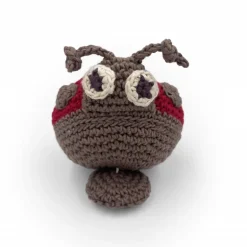 Jouet apaisant "Coccinelle rouge" en crochet en coton bio - -The veggy toys<MyuM Sale