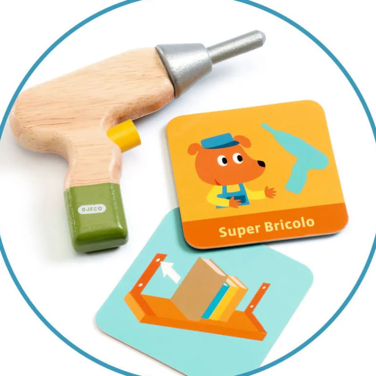 Jouet boîte à outils "Super Bricolo" 6500<Djeco Clearance