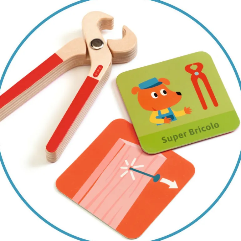 Jouet boîte à outils "Super Bricolo" 6500<Djeco Clearance