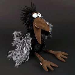 July Jewels, corbeau en peluche Kikeriki 42981<SIGIKID Hot