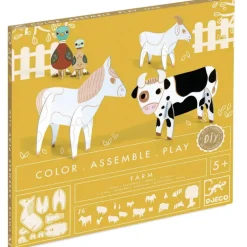 Kit animaux DIY "Ferme" 8000 Color. Assemble. Play<Djeco Sale