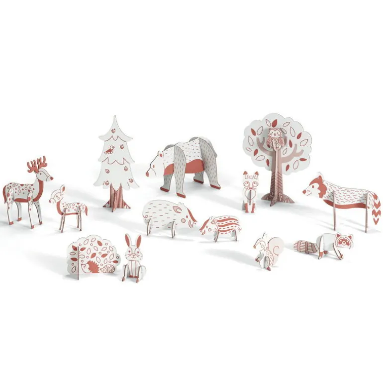 Kit animaux DIY "Forêt" 8001 Color. Assemble. Play<Djeco Flash Sale