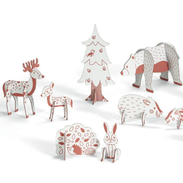 Kit animaux DIY "Forêt" 8001 Color. Assemble. Play<Djeco Flash Sale