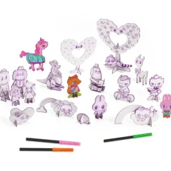 Kit figurines kawaï DIY "Kawaii World" 8007 Color. Assemble. Play<Djeco Cheap
