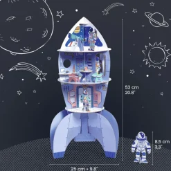 Kit fusée spatiale DIY 8009 Color. Assemble. Play<Djeco Hot