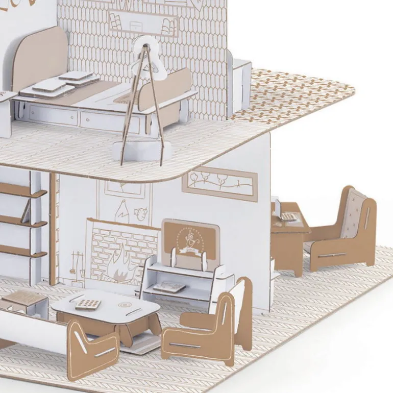 Kit maison de poupée DIY 8005 Color. Assemble. Play<Djeco Cheap