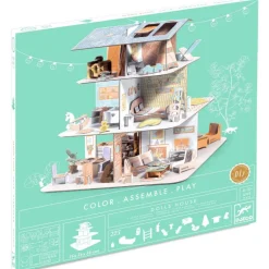 Kit maison de poupée DIY 8005 Color. Assemble. Play<Djeco Cheap