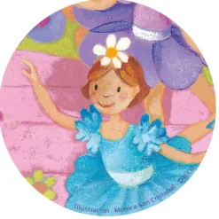 La ballerine à la fleur, puzzle 36 pcs silhouette DJO7227<Djeco Cheap