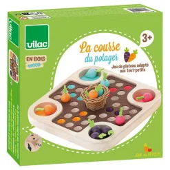 La course du potager 'Jour de récolte' jeu des petits chevaux en bois 2160<VILAC Flash Sale