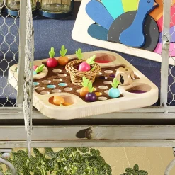 La course du potager 'Jour de récolte' jeu des petits chevaux en bois 2160<VILAC Flash Sale