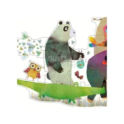 La parade des animaux, puzzle géant 36 pcs DJO7171<Djeco Flash Sale
