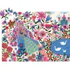 La princesse et son paon, puzzle 36 pcs silhouette 7300<Djeco Fashion