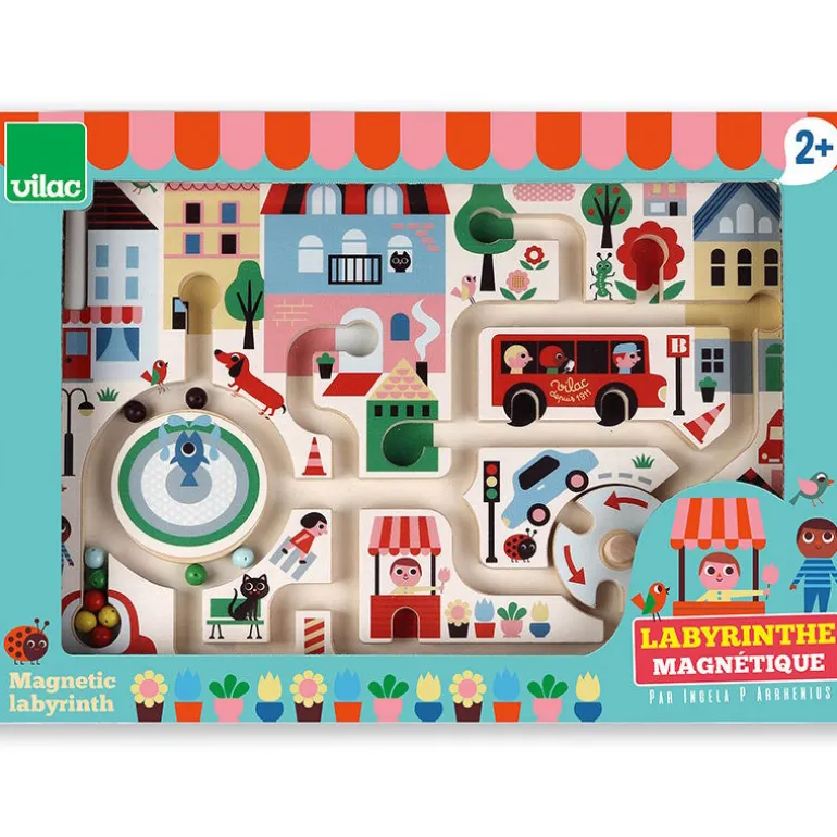 Labyrinthe magnétique "Ma petite ville" - Ingela P. Arrhenius pour 7628<VILAC Cheap
