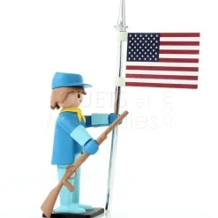Le cavalier américain et son cheval Playmobil Collectoys<PLASTOY Outlet