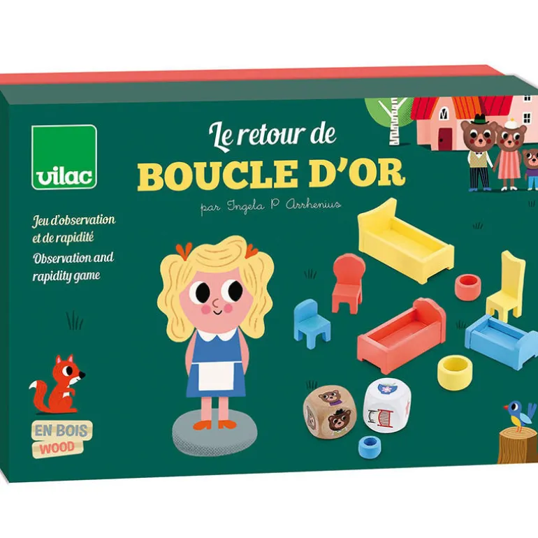 Le retour de Boucle d'Or - jeu - Ingela P. Arrhenius 7632<VILAC Fashion