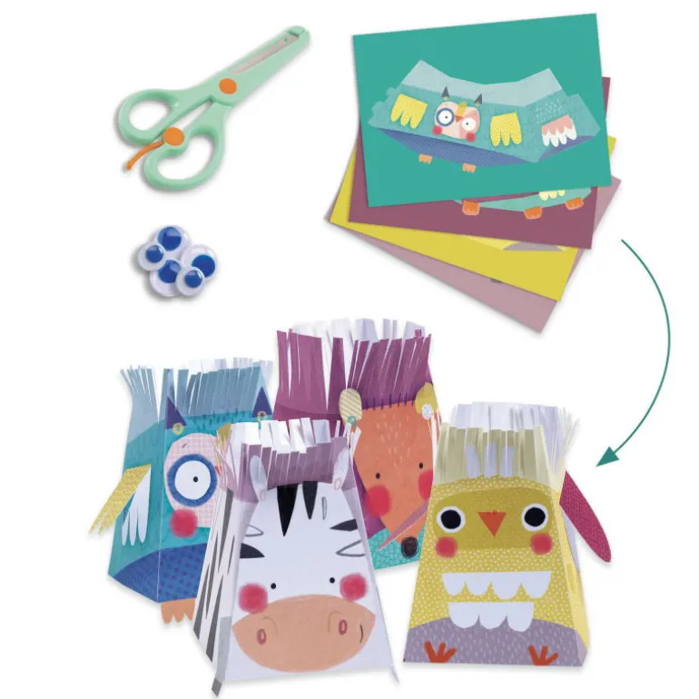 Les animaux et leur maison, coffret d'activités créatives pour enfant 9293<Djeco Sale