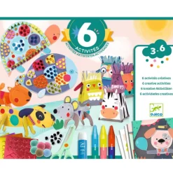 Les animaux et leur maison, coffret d'activités créatives pour enfant 9293<Djeco Sale