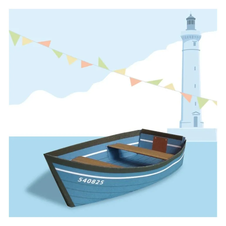 Les barques de France, maquettes en papier ''<Sophie et Martin Best