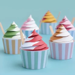 Les petites glaces, maquettes en papier ''<Sophie et Martin Hot