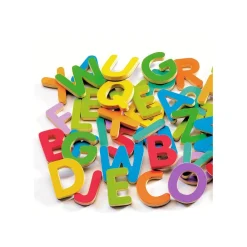 Lettres magnétiques fantaisie en bois DJO3100<Djeco Fashion