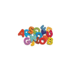 Lettres magnétiques fantaisie en bois DJO3100<Djeco Outlet