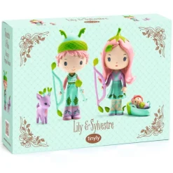 Lily & Sylvestre "les elfes" figurines tinyly 6960<Djeco Sale