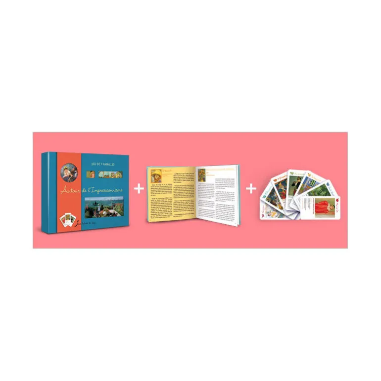 L'Impressionnisme, jeu de 7 familles Sylvie de Soye<Jeux Sylvie de Soye Shop