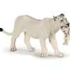 Lionne blanche avec lionceau 50203<Papo Best Sale