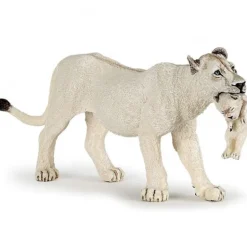 Lionne blanche avec lionceau 50203<Papo Best Sale