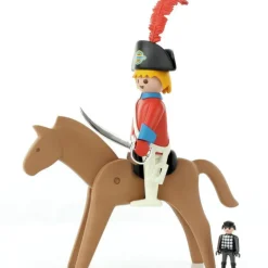 L'officier et son cheval Playmobil Collectoys<PLASTOY Cheap