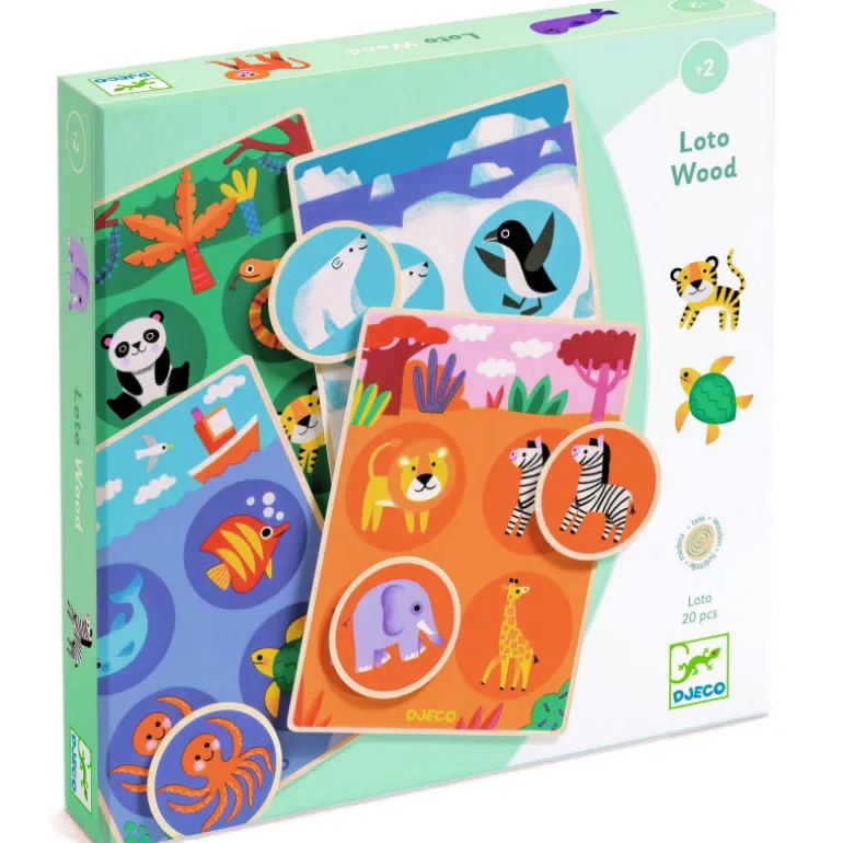 Loto Wood, jeu de loto 1615<Djeco Flash Sale