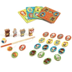 Ludo Wood 4 jeux éducatifs en bois 1628<Djeco Flash Sale