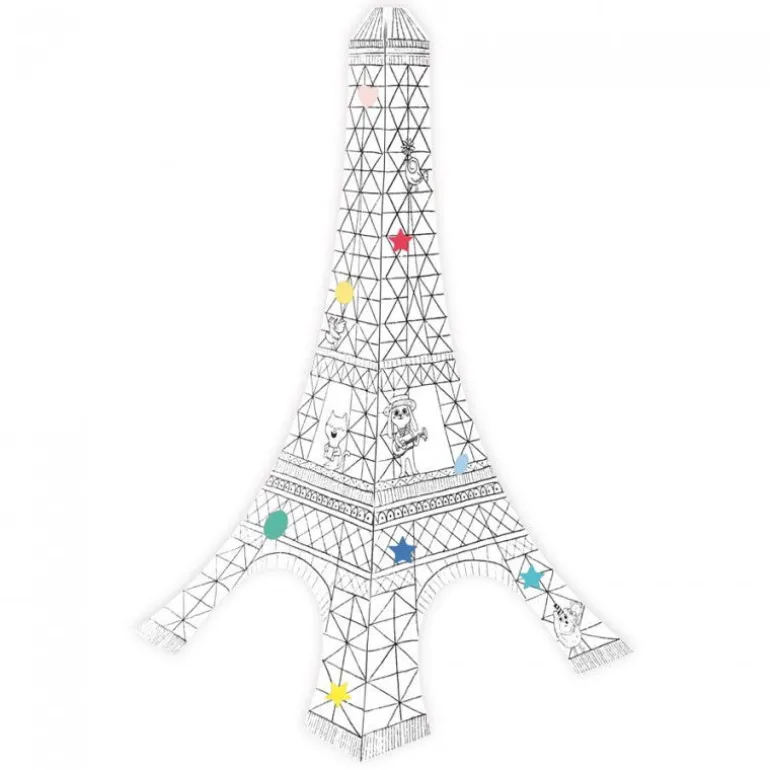 Ma Tour Eiffel à construire, kit créatif pour enfant Pirouette Cacahouète<PIROUETTE CACAHOUETE Outlet