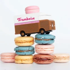 Macaron Van voiture - Rose framboise<Candylab TOYS Best Sale