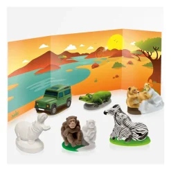 Animaux de la savane, coffret 6 moules 39010<Mako moulages Shop
