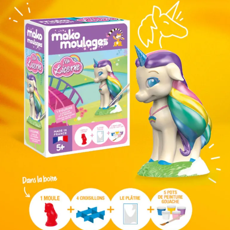 'Ma licorne Arc-en-ciel' 39108<Mako moulages Best Sale