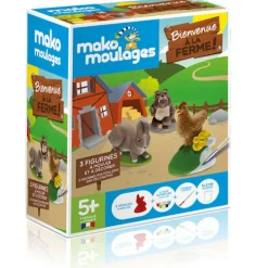 "Bienvenue à la ferme" étui 3 moules 39047<Mako moulages Outlet