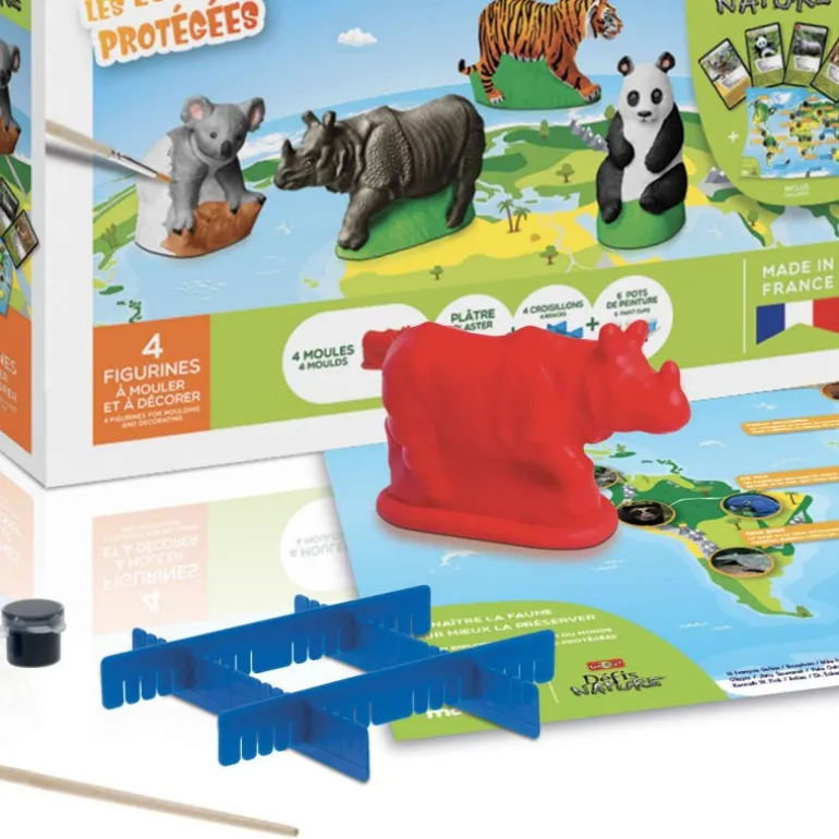 "Espèces protégées", coffret 4 moules 39061<Mako moulages Cheap