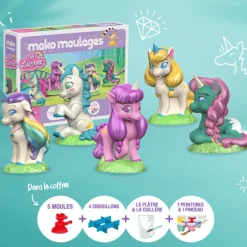 "Mes licornes" coffret 5 moules 39099<Mako moulages Hot