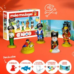 "Pirates à bord !" coffret 5 moules 39067<Mako moulages Cheap