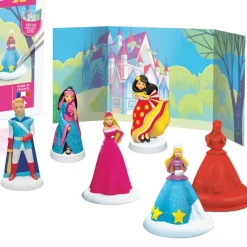 "Prince et princesses" coffret 5 moules 39066<Mako moulages Online