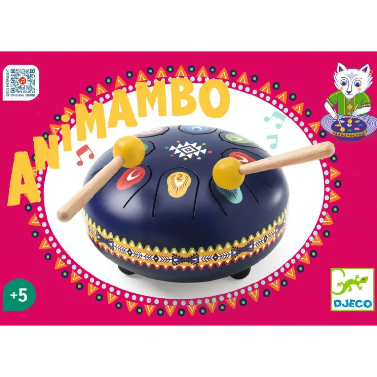 Metal Drum - Tambour en acier pour enfant 6035<Djeco Online