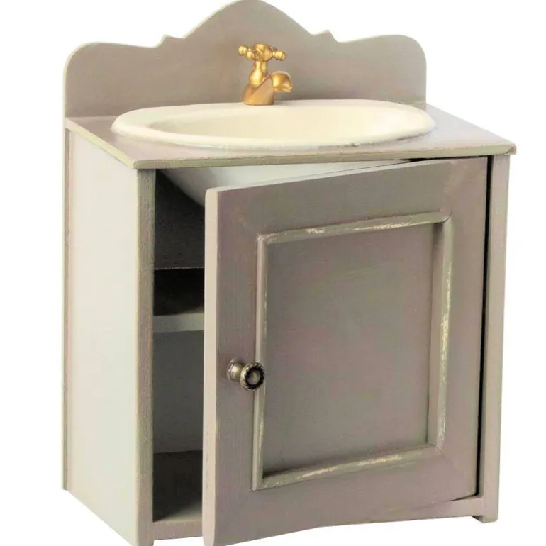 Meuble lavabo vintage miniature<Maileg Cheap