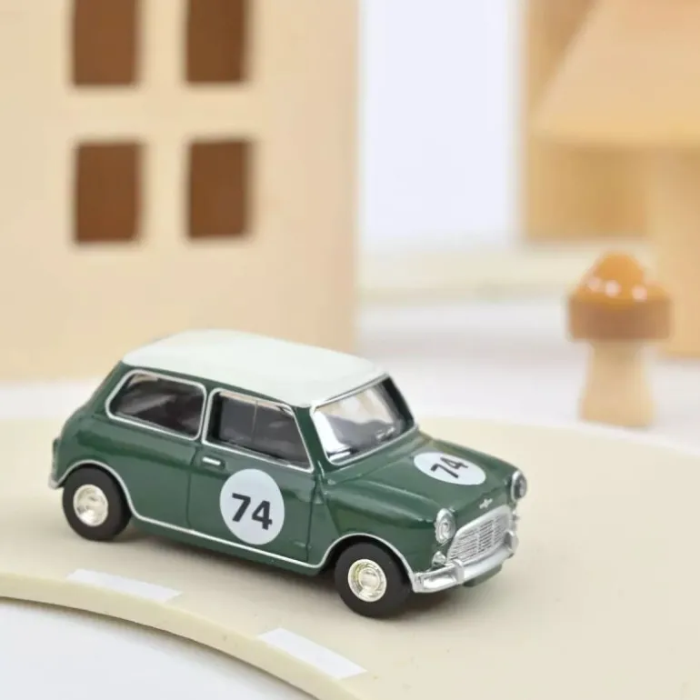 Mini Cooper S 1964 verte n°74, voiture 1/64<NOREV Flash Sale