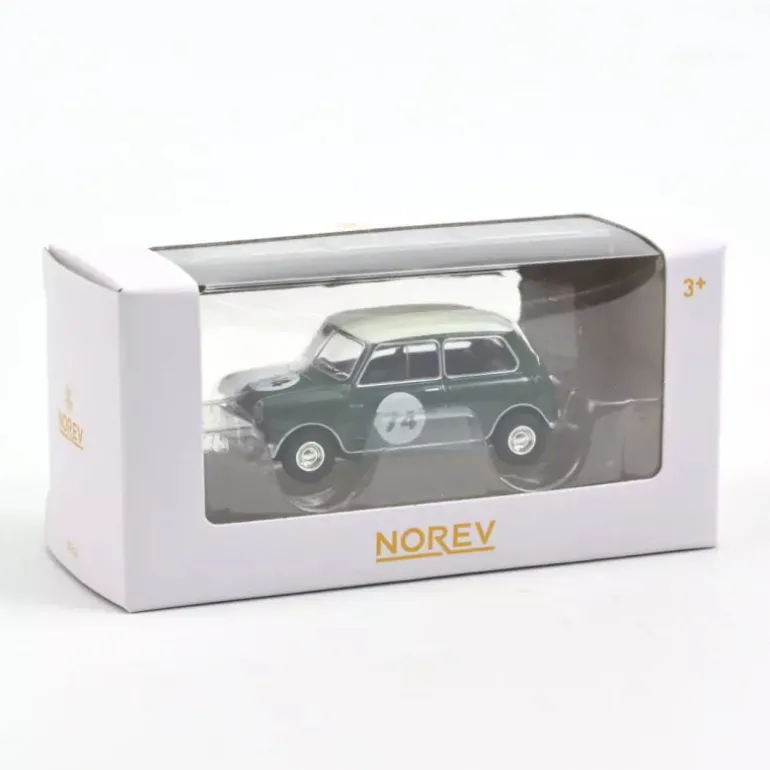 Mini Cooper S 1964 verte n°74, voiture 1/64<NOREV Flash Sale
